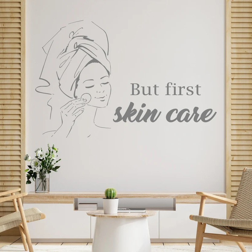 Pa Salon Kadın Yüz Duvar Çıkar - Skincare Quote incelemesi ve fiyatı